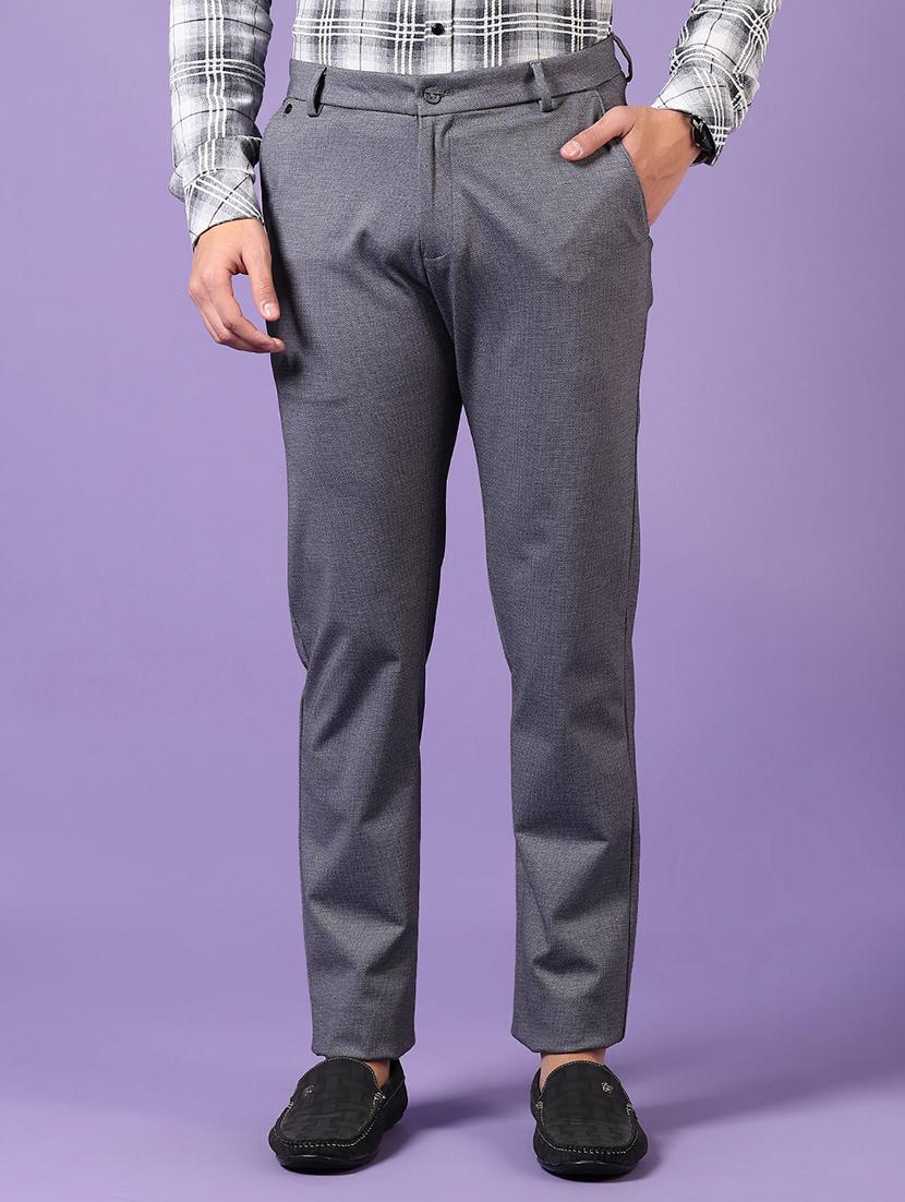 men solid mid rise casual chinos - 21686713 -  Zoom Image - 0