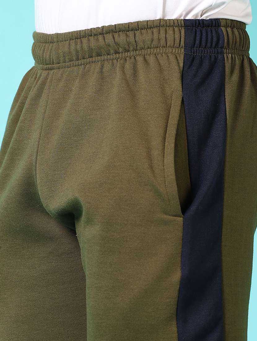 men color block track pant full length track suit - 21686750 -  Standard Image - 4
