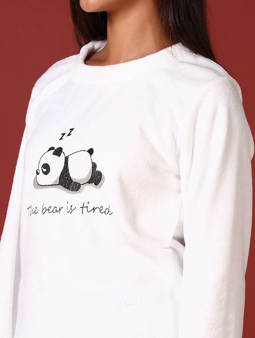 women printed nightwear pyjama set - 21686762 -  Standard Image - 4