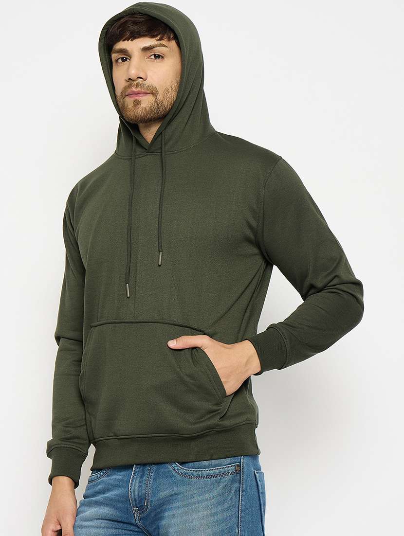 men long sleeves plain sweatshirt - 21686769 - Standard Image - 1