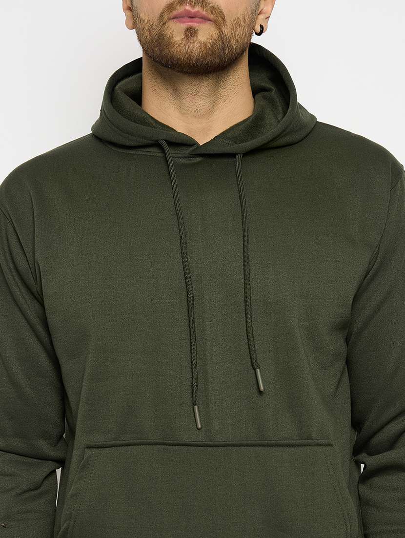 men long sleeves plain sweatshirt - 21686769 - Standard Image - 4