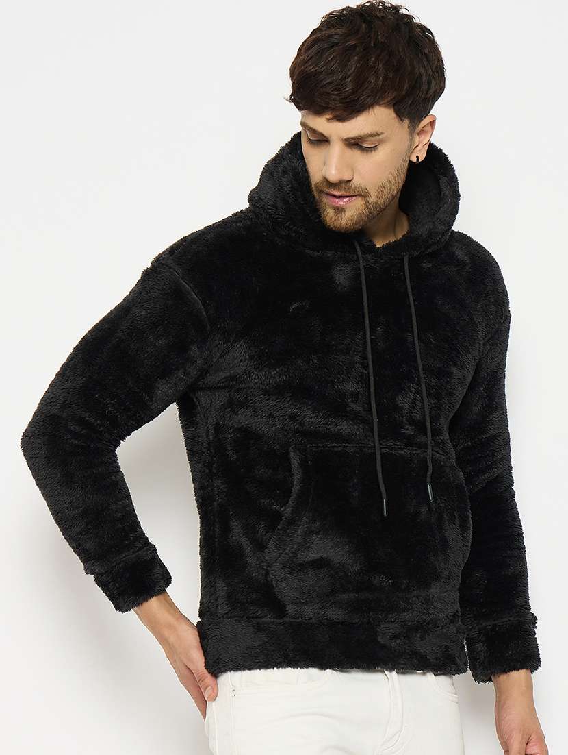 men long sleeves plain sweatshirt - 21686770 - Standard Image - 1