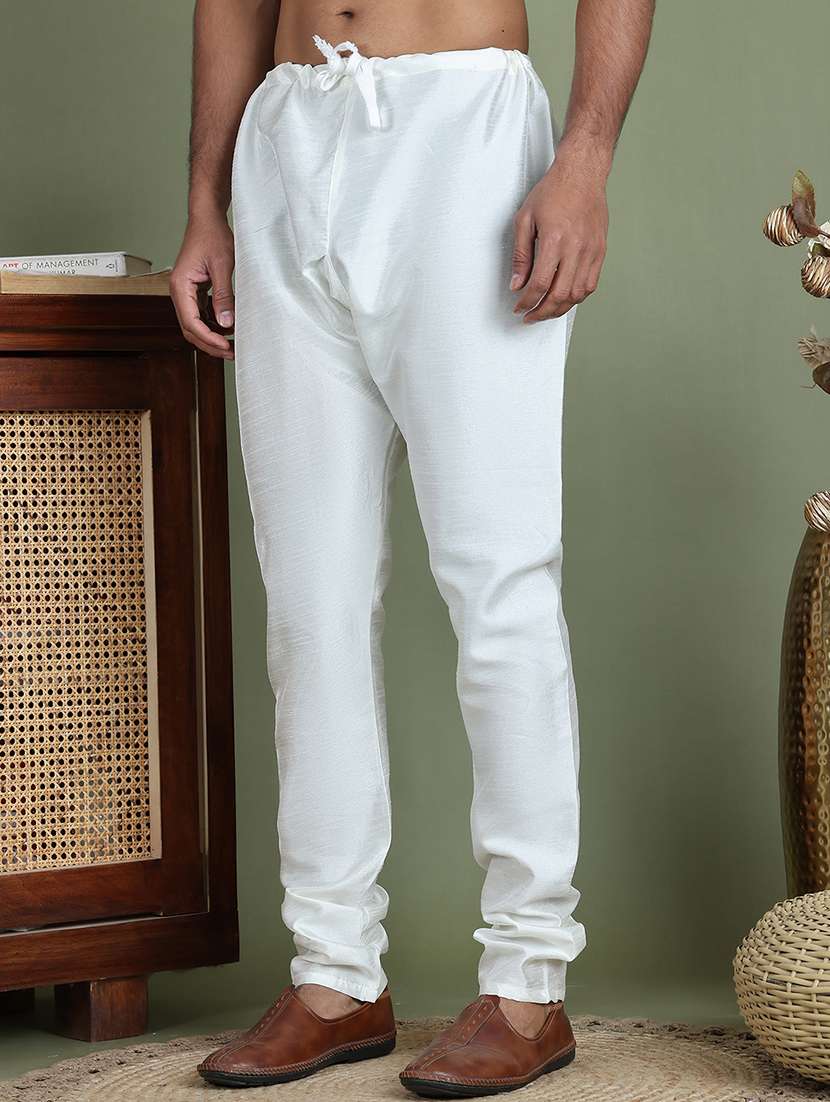men solid cotton pyjama ethnic bottom wear - 21687295 -  Standard Image - 1