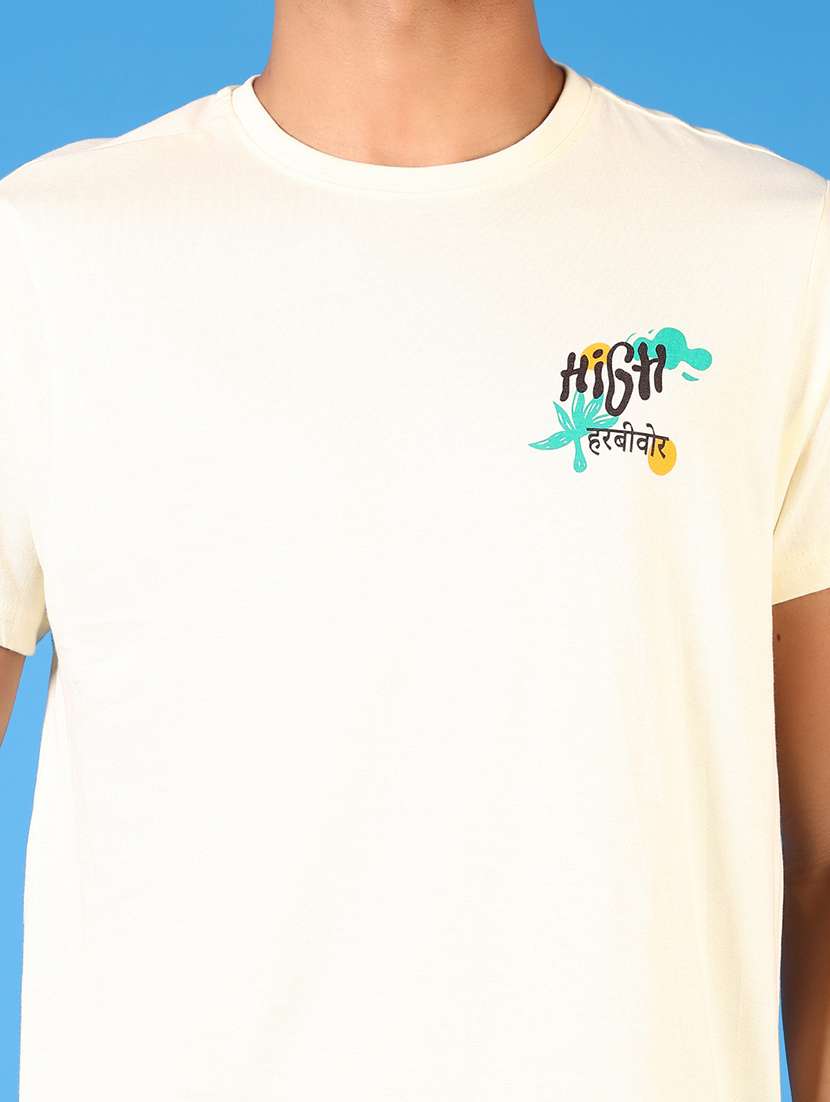 men printed short sleeve regular fit t-shirt - 21687507 -  Standard Image - 4