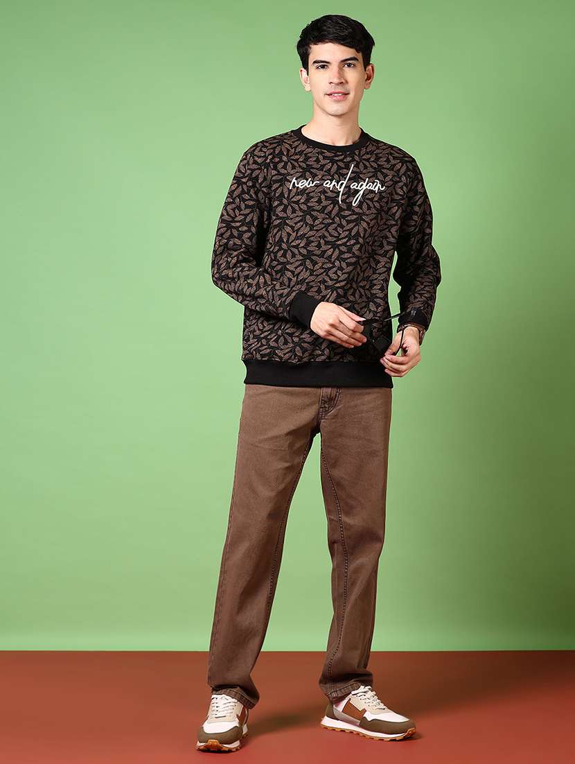 men long sleeves printed sweatshirt - 21687519 -  Standard Image - 4