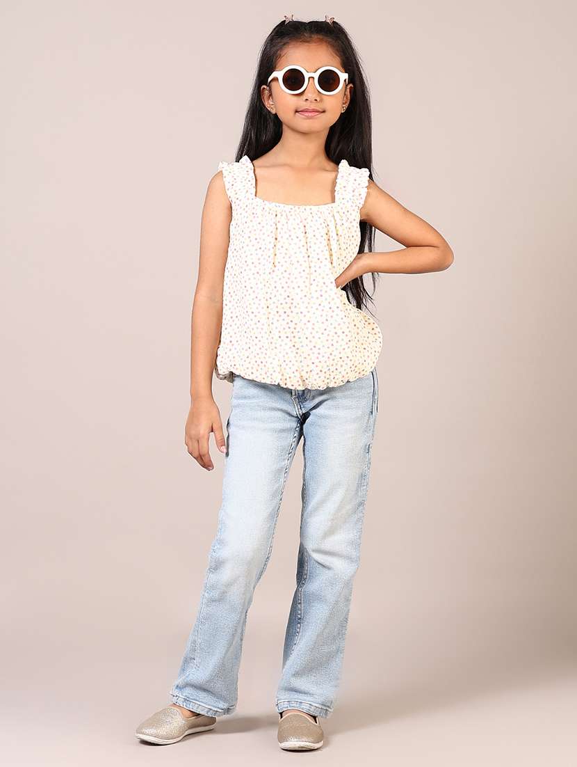 off white printed cotton top - 21687539 - Standard Image - 4
