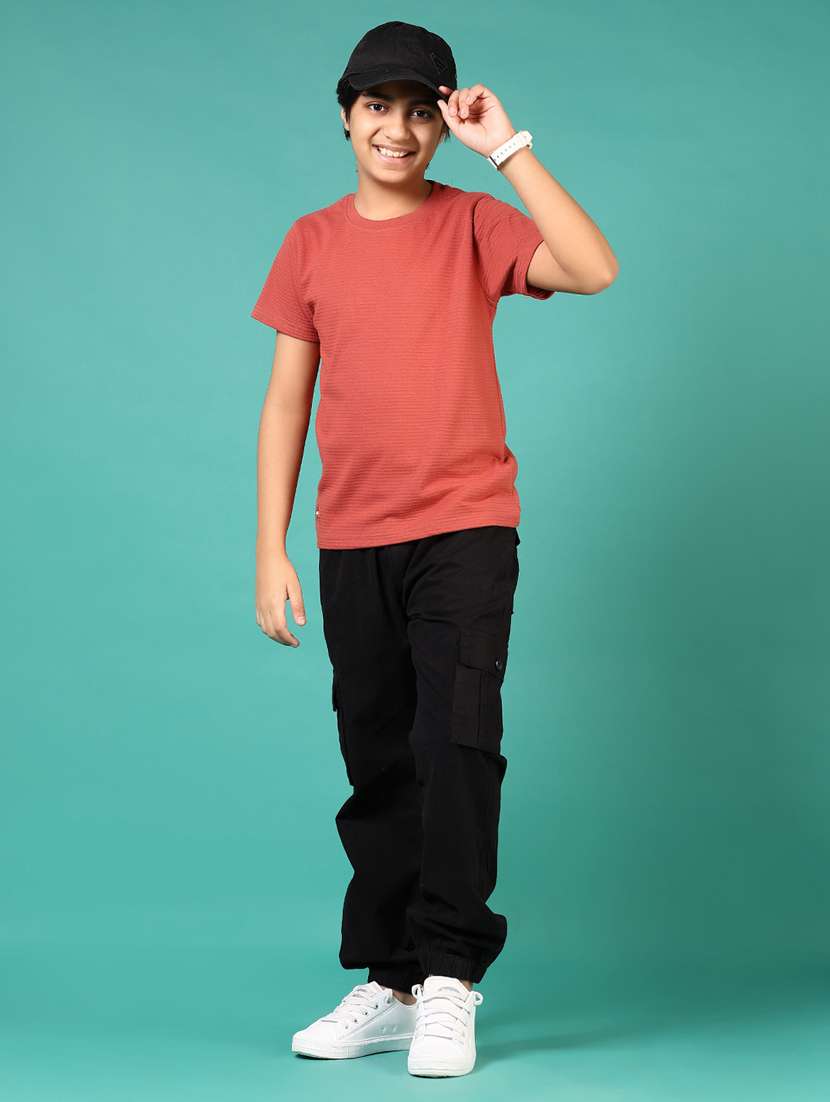 boys coral solid short sleeve t-shirt - 21687559 - Standard Image - 4