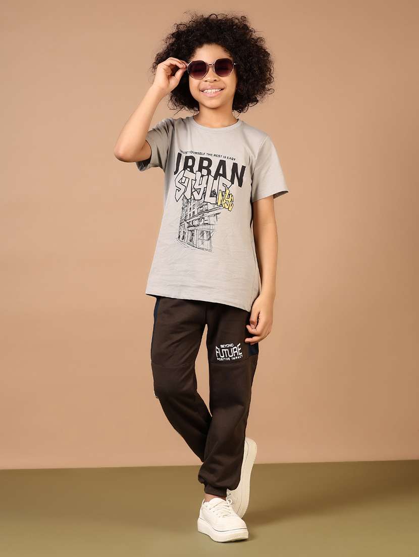 boys color block mid rise jogger - 21687623 -  Standard Image - 4