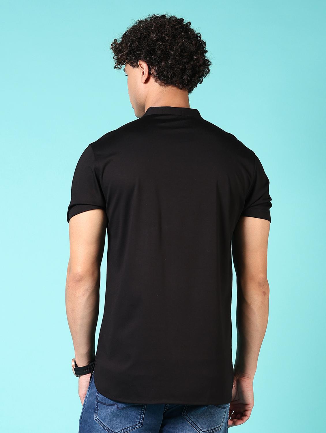 men solid short sleeves slim fit t-shirt - 21687649 -  Standard Image - 1