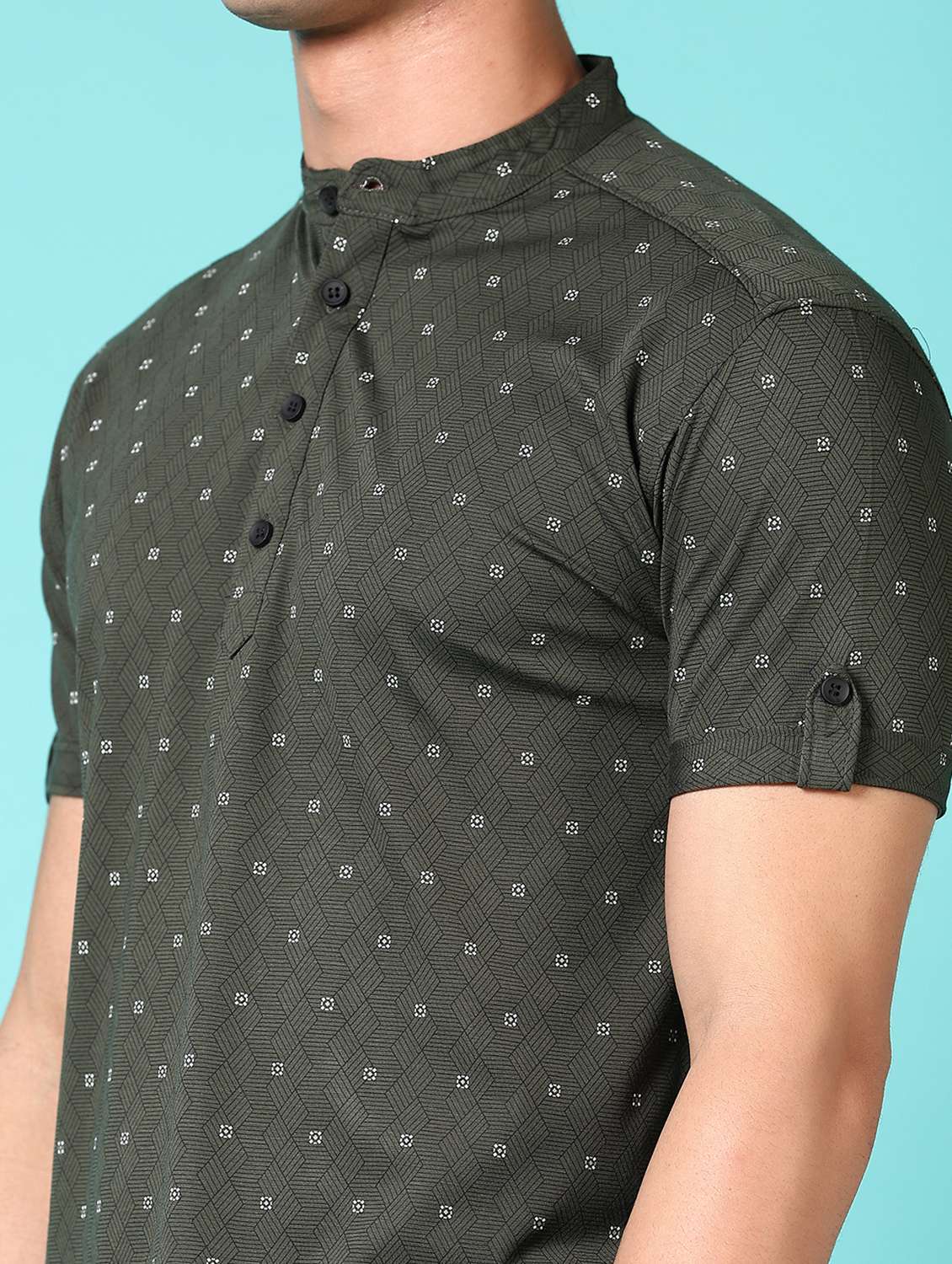 men printed short sleeves slim fit t-shirt - 21687650 - Standard Image - 4