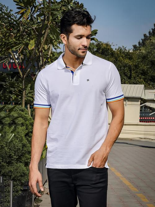 men short sleeves plain polo t-shirt  - 21687702 -  Standard Image - 0