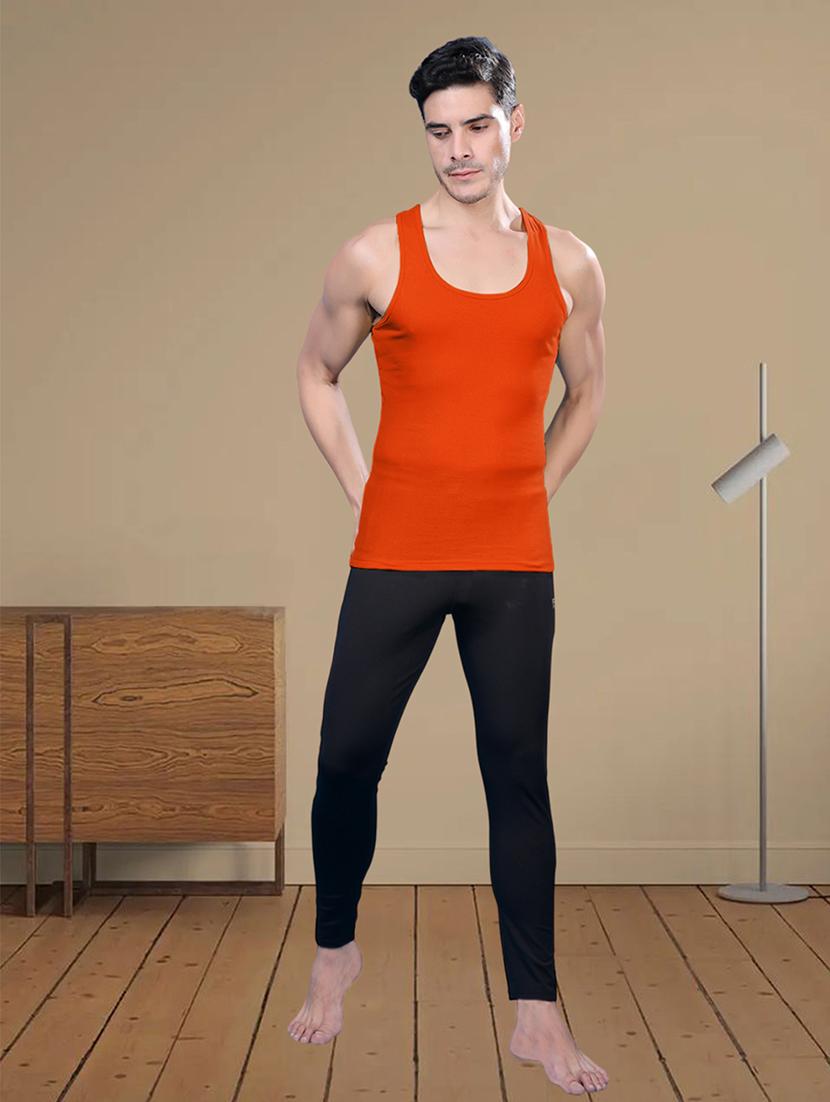 men scoop neck solid vest - 21687997 - Standard Image - 4