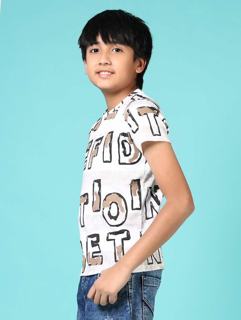 boys printed short sleeves t-shirt - 21688222 -  Standard Image - 1