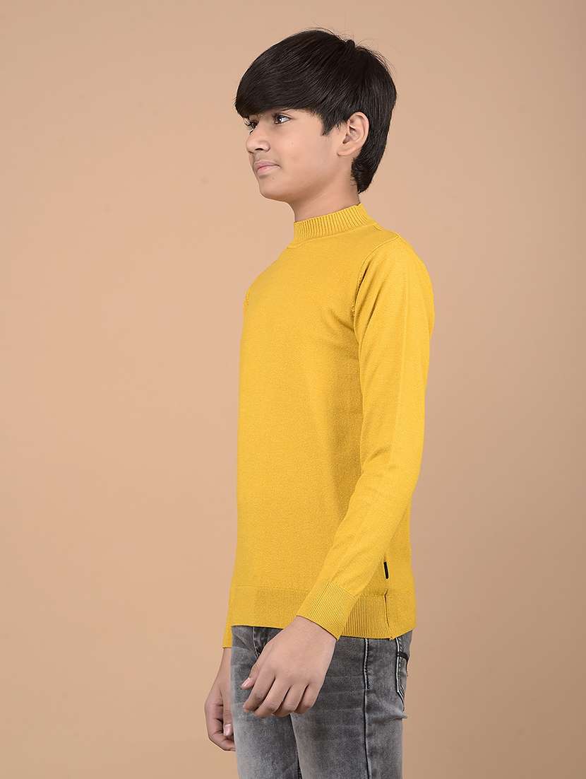 boys long sleeves self design sweater - 21688337 -  Standard Image - 1