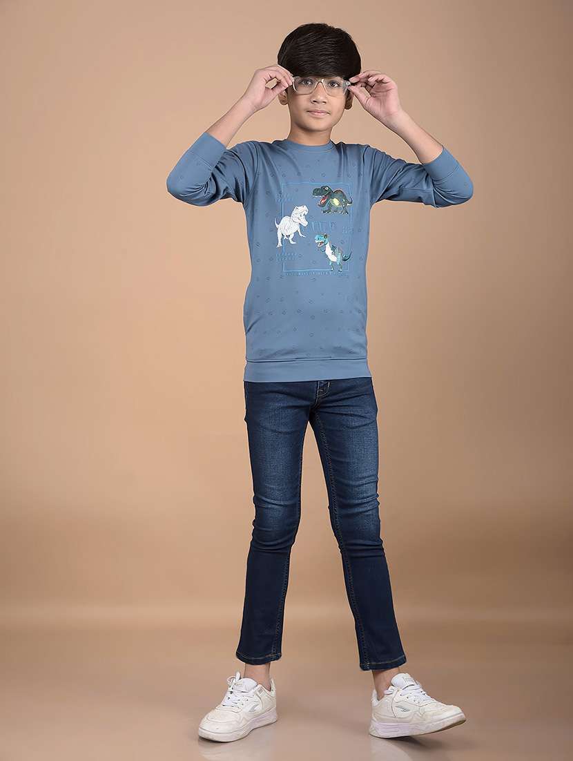 boys long sleeves printed sweatshirt - 21688343 -  Standard Image - 4