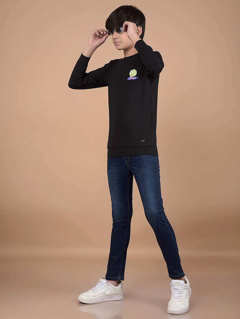 boys long sleeves front & back print sweatshirt - 21688345 -  Standard Image - 4