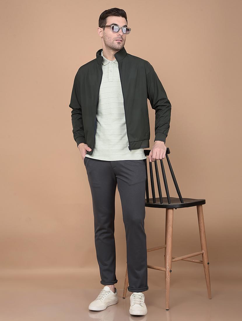 men striped long sleeves casual jacket - 21688461 - Standard Image - 4