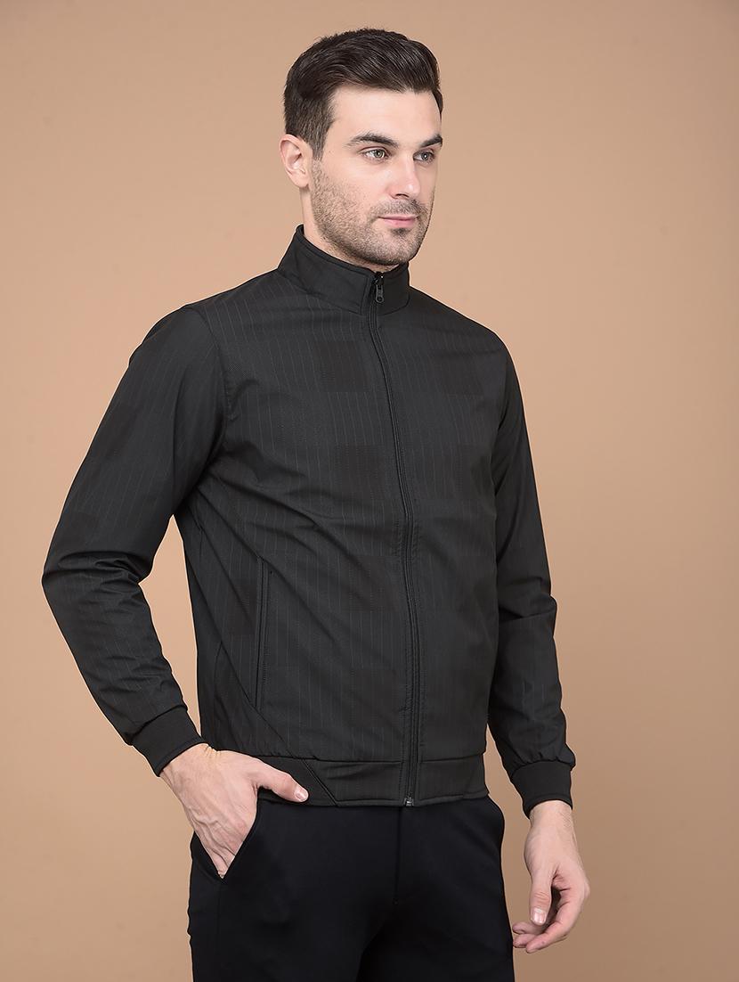 men long sleeves printed casual jacket - 21688462 -  Zoom Image - 0