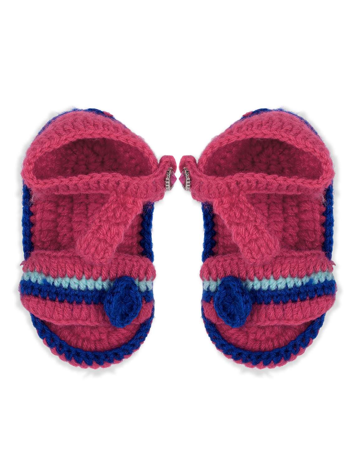 girls self design frock cap & socks set - 21688500 - Standard Image - 4
