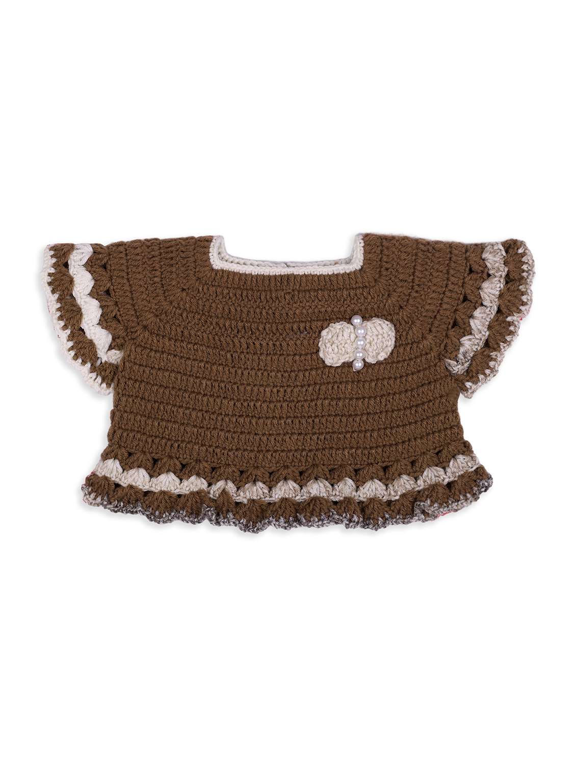 gilrs self design skirt top with cap & socks - 21688501 -  Standard Image - 1