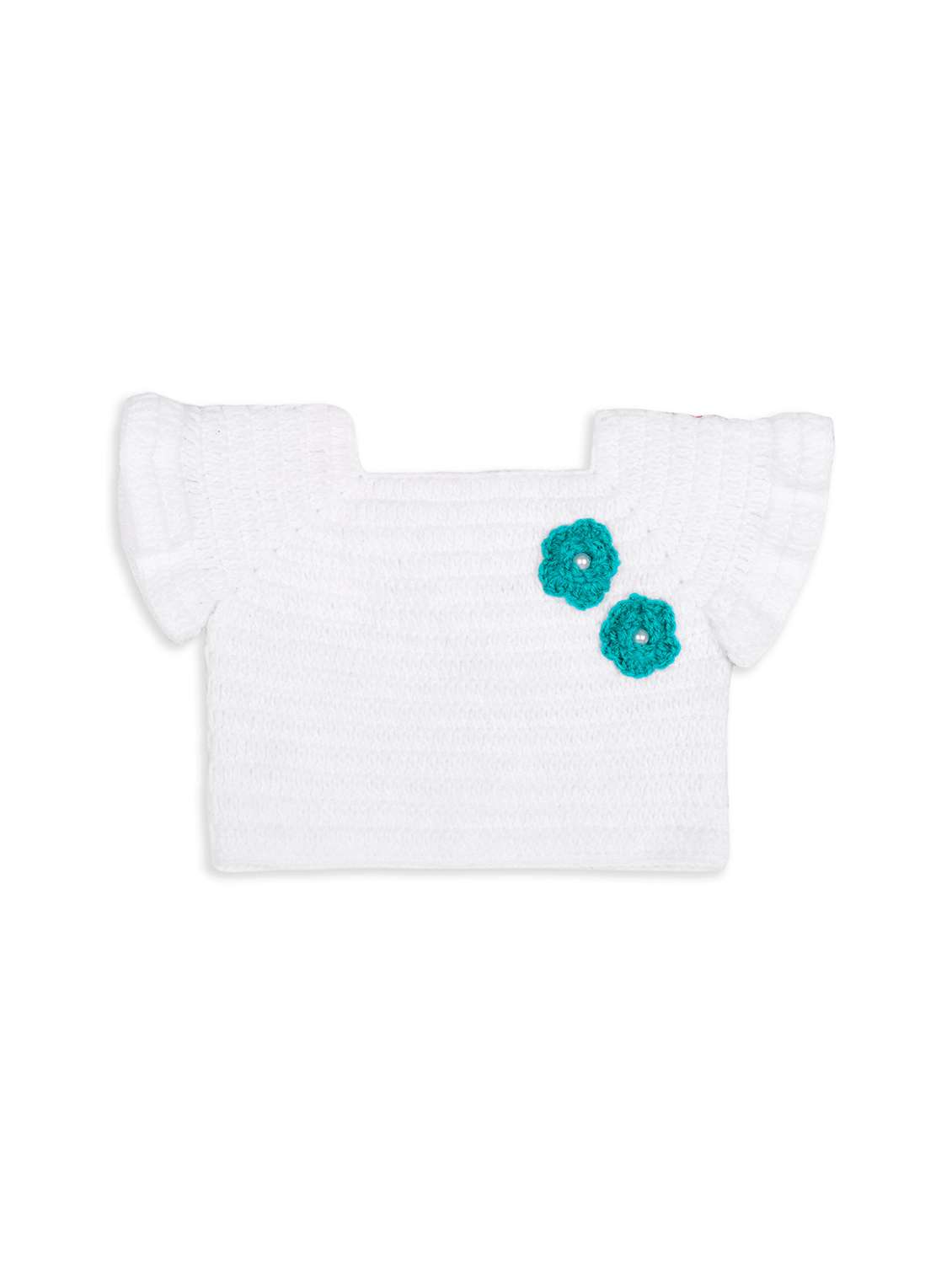 gilrs self design skirt top with cap & socks - 21688502 -  Standard Image - 1