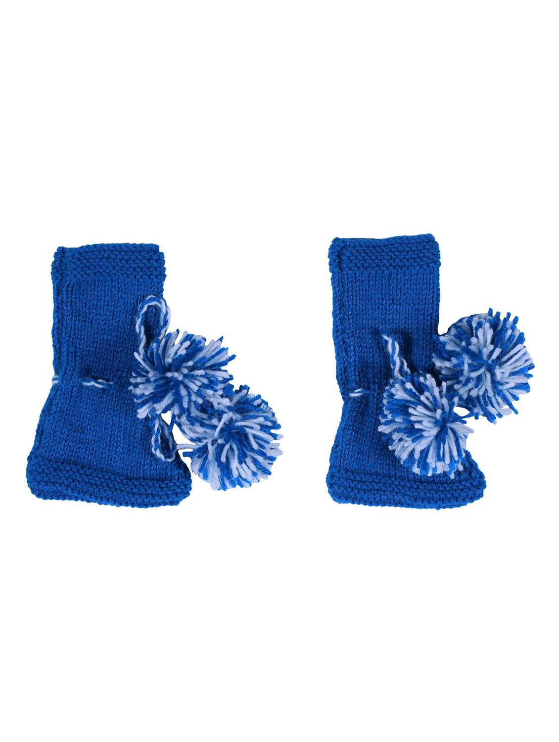 girls self design frock with cap & socks sets - 21688509 -  Standard Image - 4