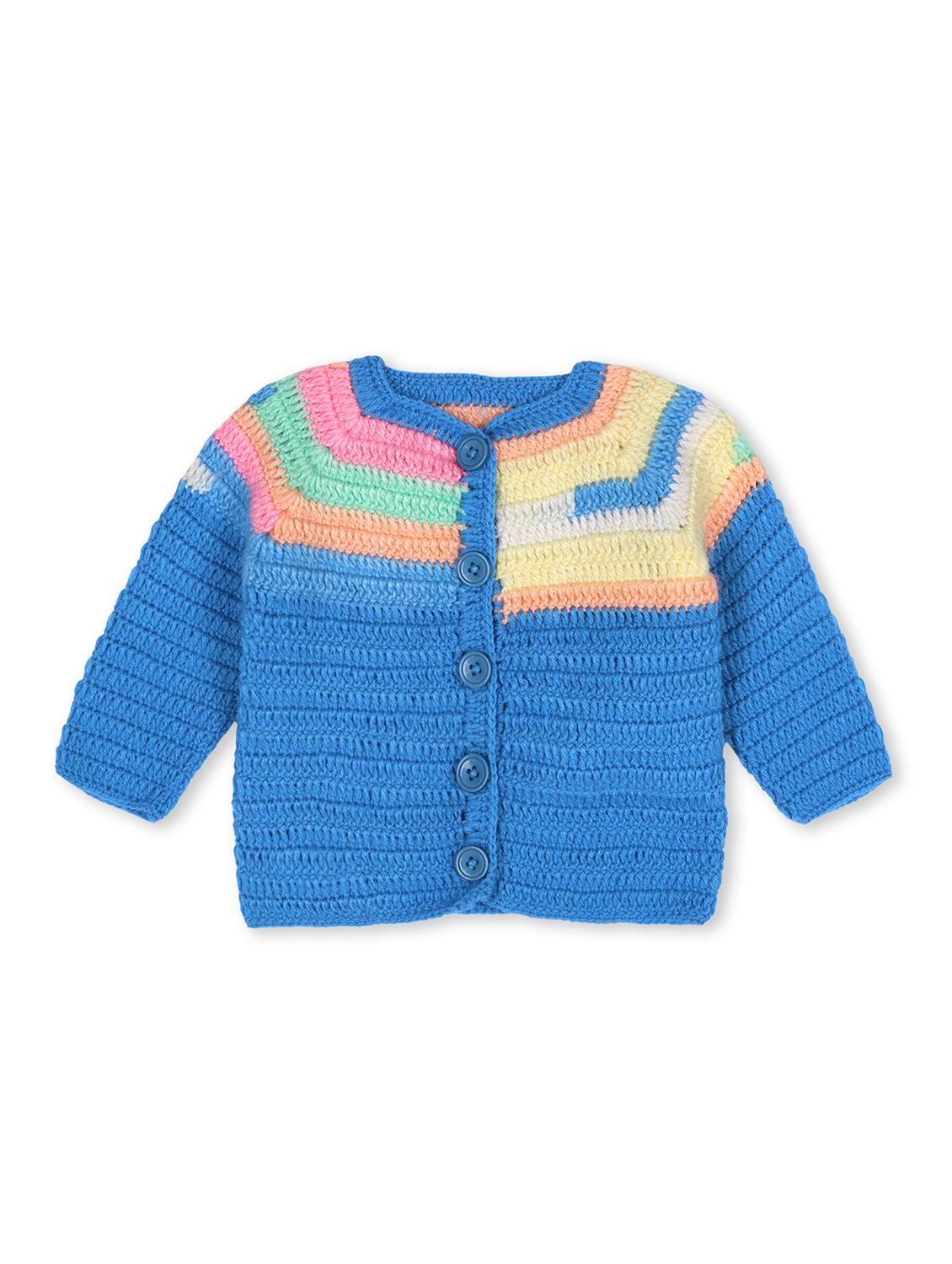 handmade knitted dungaree sweater with cap & shoes - 21688518 - Standard Image - 1