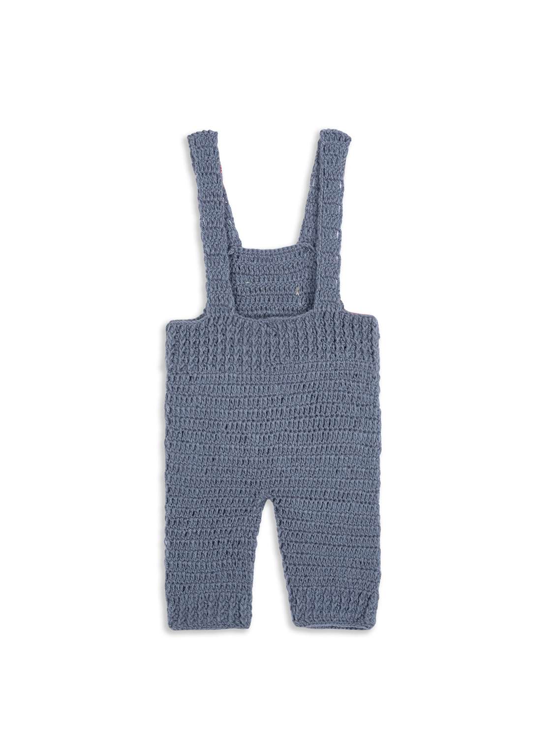 handmade knitted dungaree sweater with shoes - 21688522 - Standard Image - 4