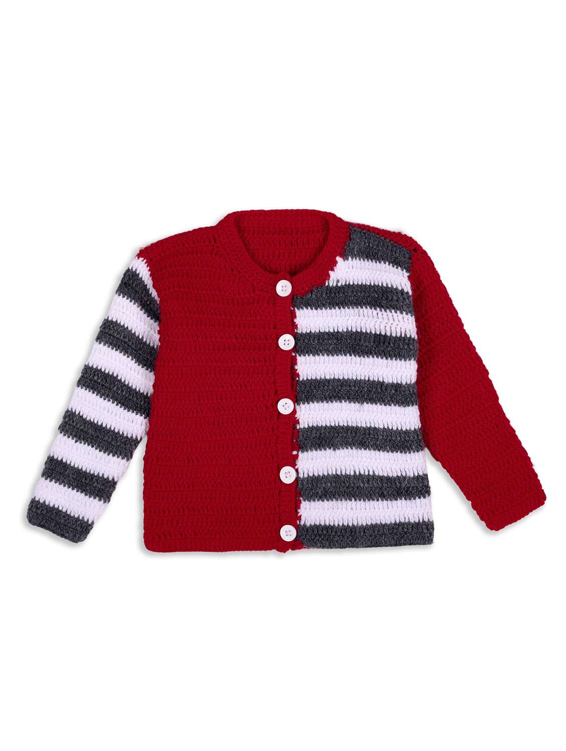 handmade crochet knitted pyjamas sweater set with cap and shoes  - 21688527 -  Standard Image - 1
