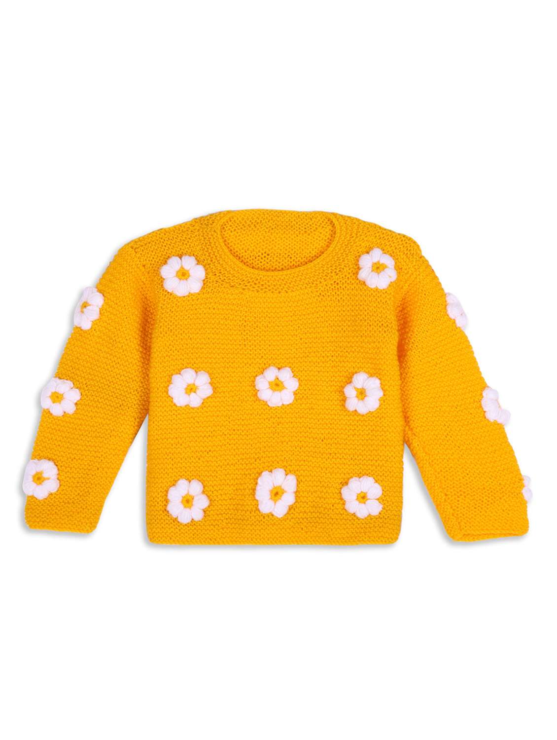 girls yellow self design full length sets - 21688530 - Standard Image - 1
