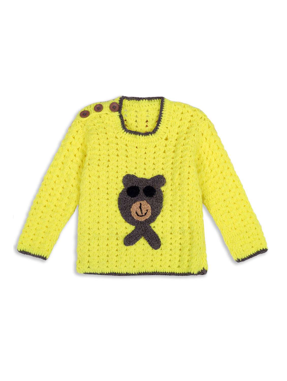 handmade crochet knitted pyjamas sweater cord set with cap and shoes - 21688532 - Standard Image - 1