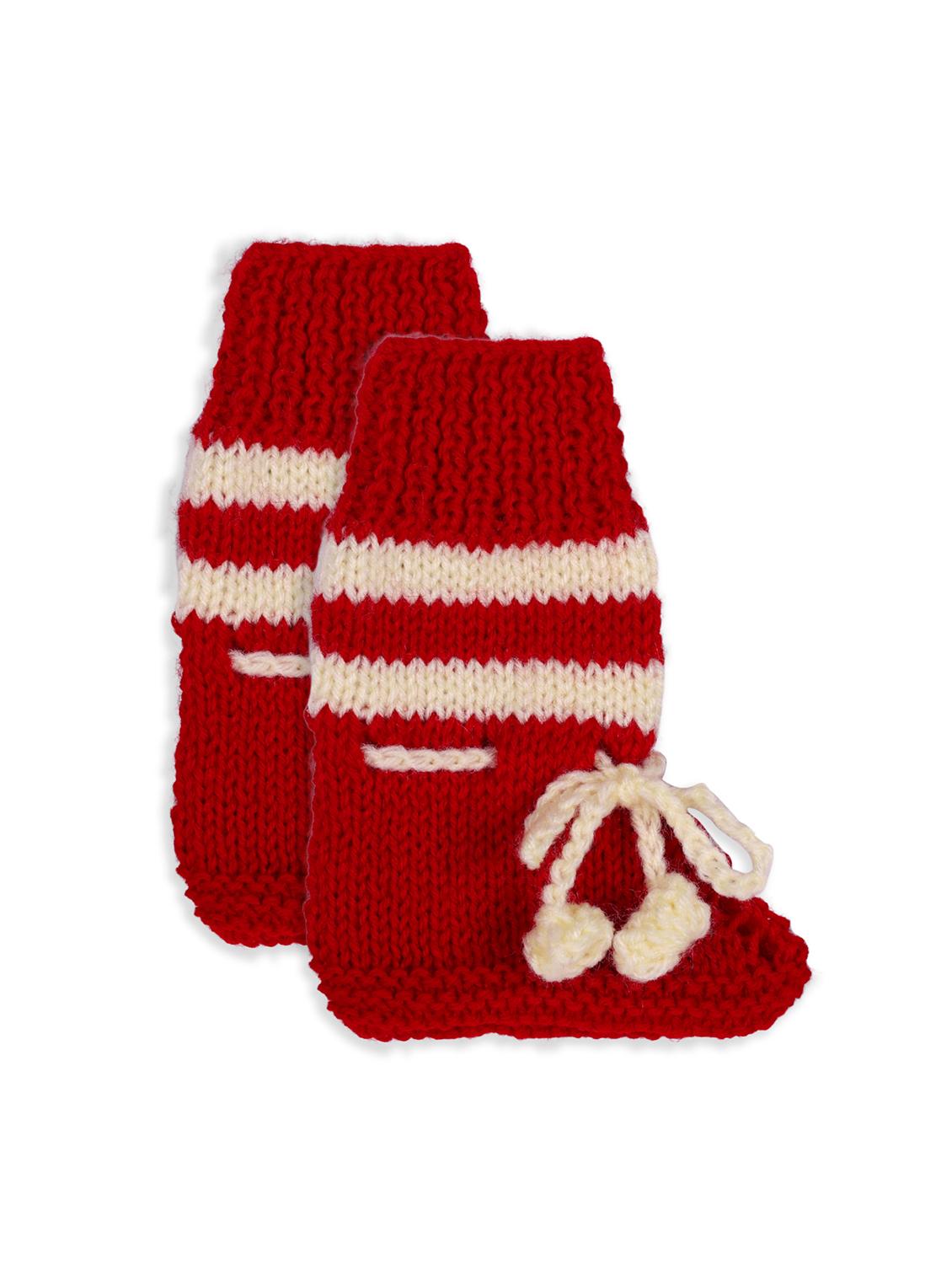 handmade crochet knitted pyjamas sweater cord set with cap and shoes - 21688534 - Standard Image - 4