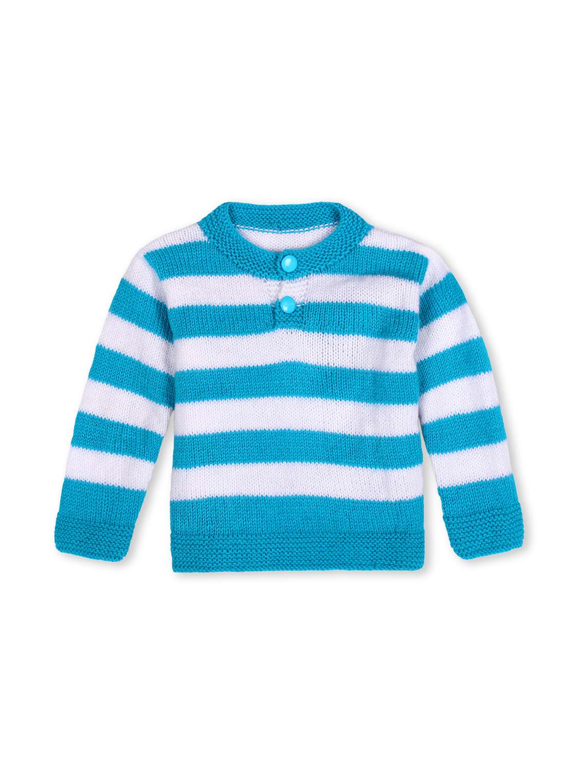handmade crochet knitted pyjamas sweater cord set with cap and shoes - 21688538 - Standard Image - 1