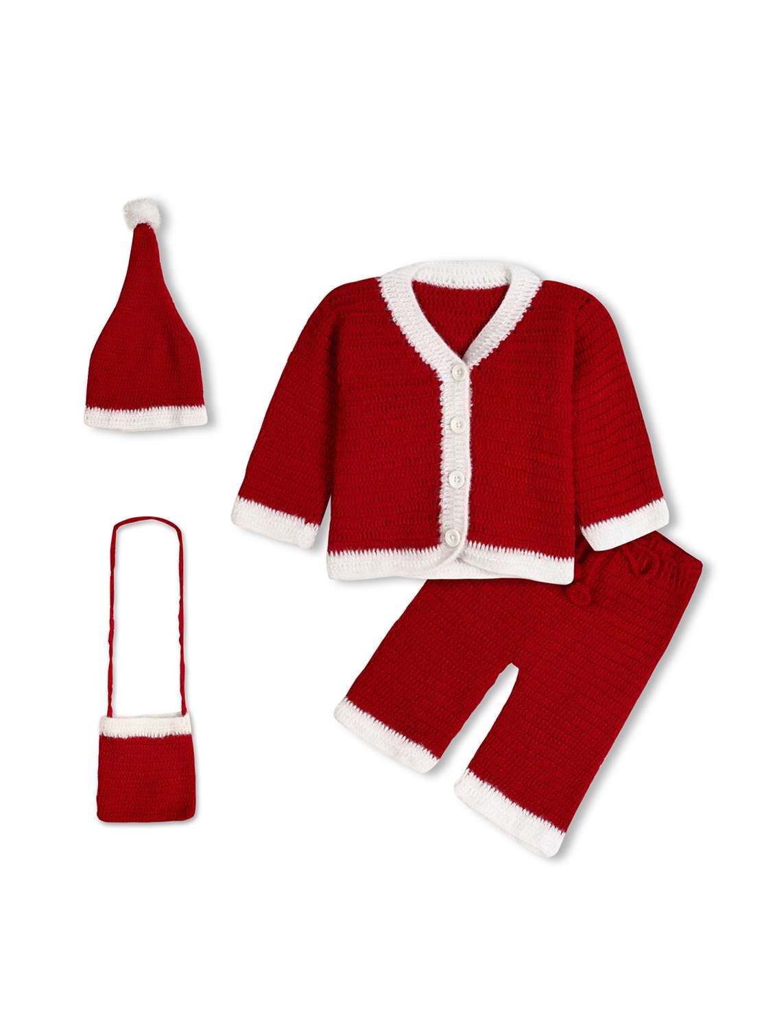 girls self design full length set with cap & sling bag - 21688553 -  Standard Image - 1