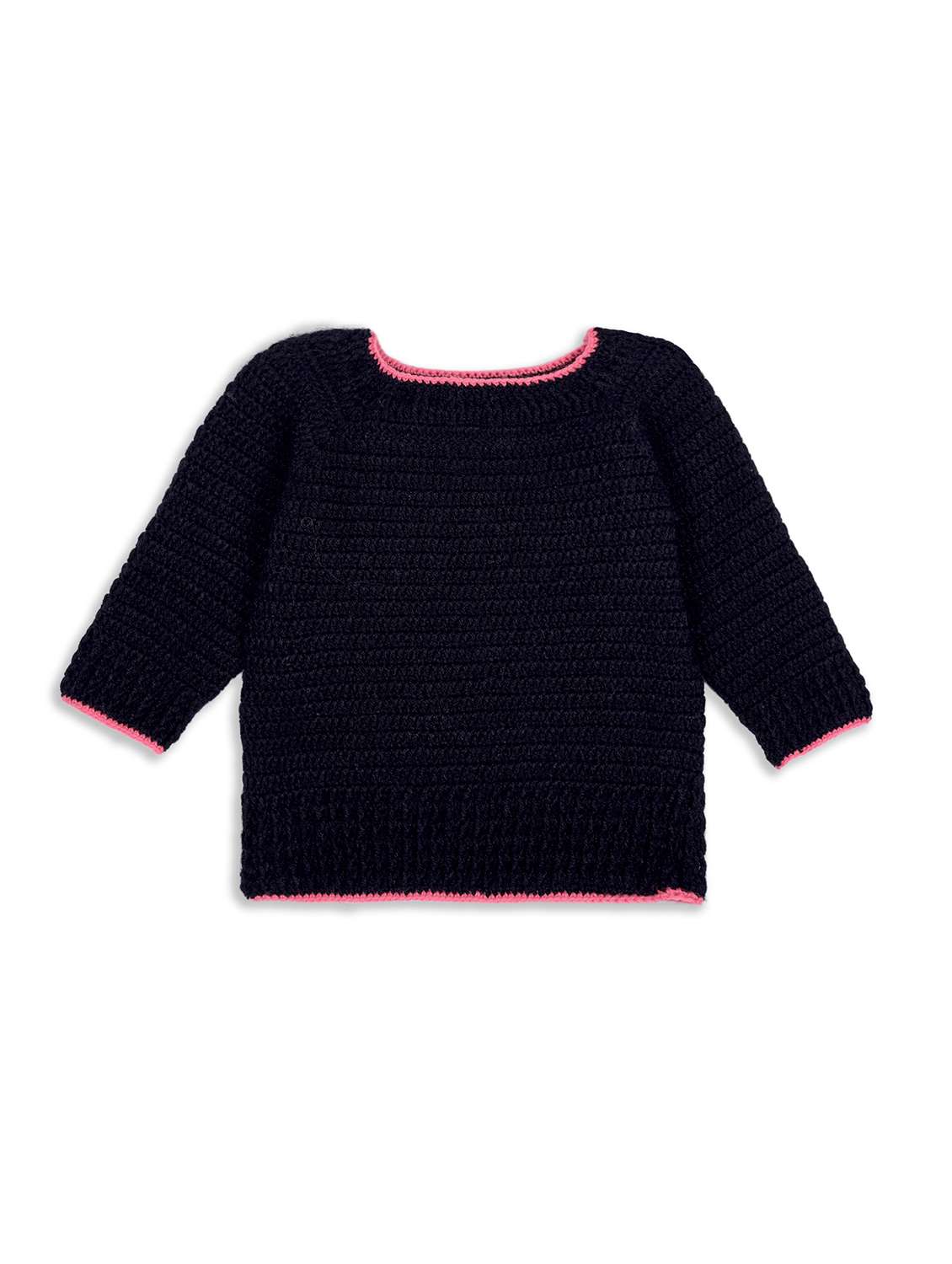 girls self design long sleeve sweater - 21688567 -  Standard Image - 1