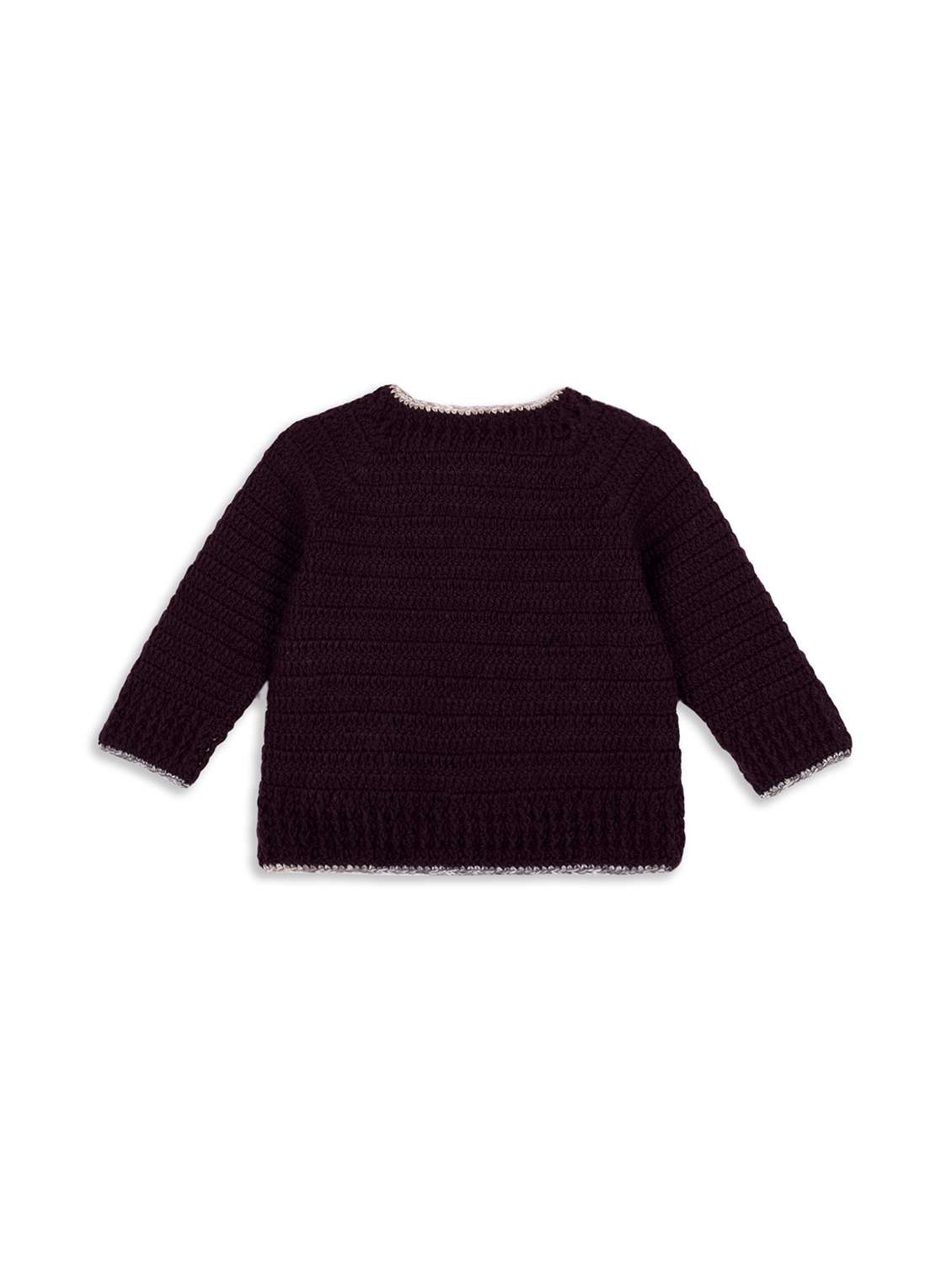 girls self design long sleeve cardigans - 21688570 - Standard Image - 1