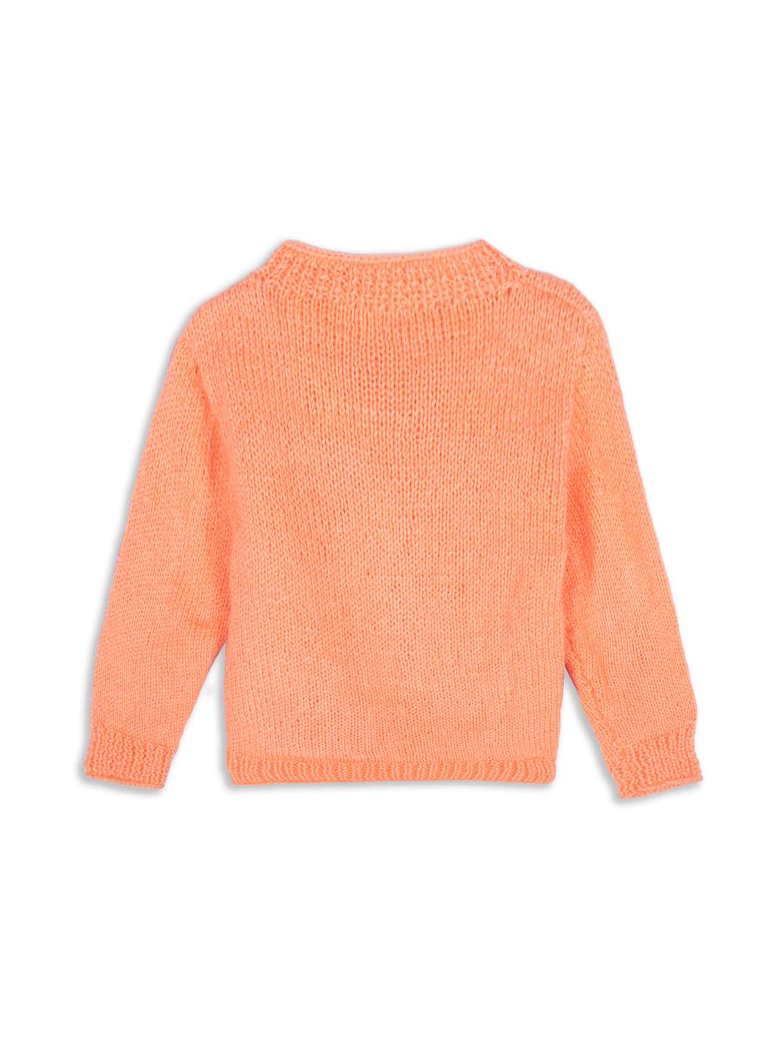 girls self design long sleeve sweater - 21688572 - Standard Image - 1