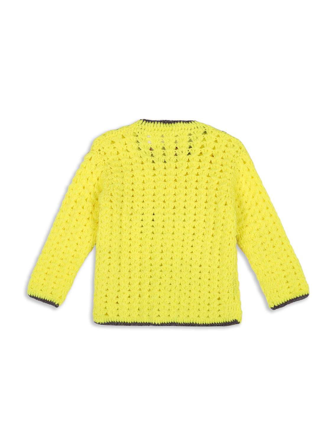 girls self design long sleeve sweater - 21688576 - Standard Image - 1