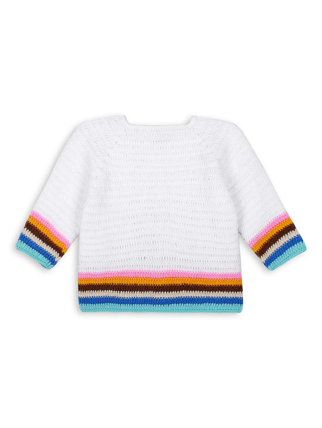 girls self design long sleeve cardigans - 21688591 - Standard Image - 1