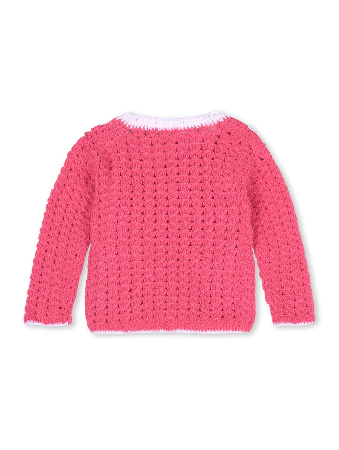 girls self design long sleeve sweater - 21688592 - Standard Image - 1