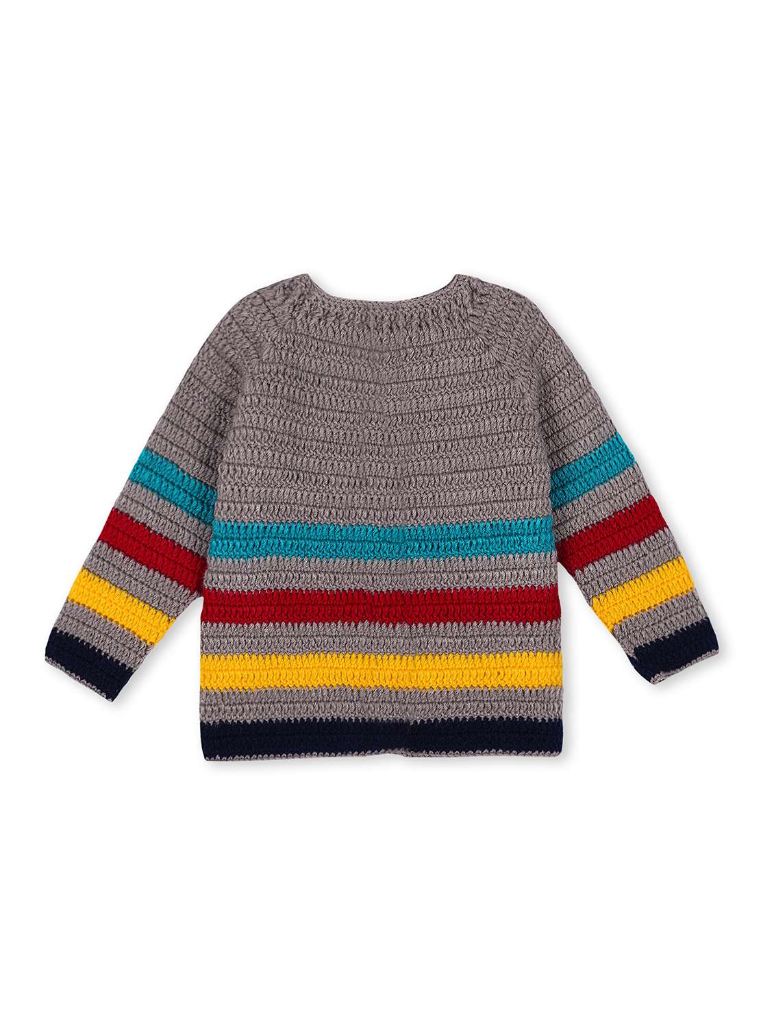 girls self design long sleeve cardigans - 21688599 - Standard Image - 1