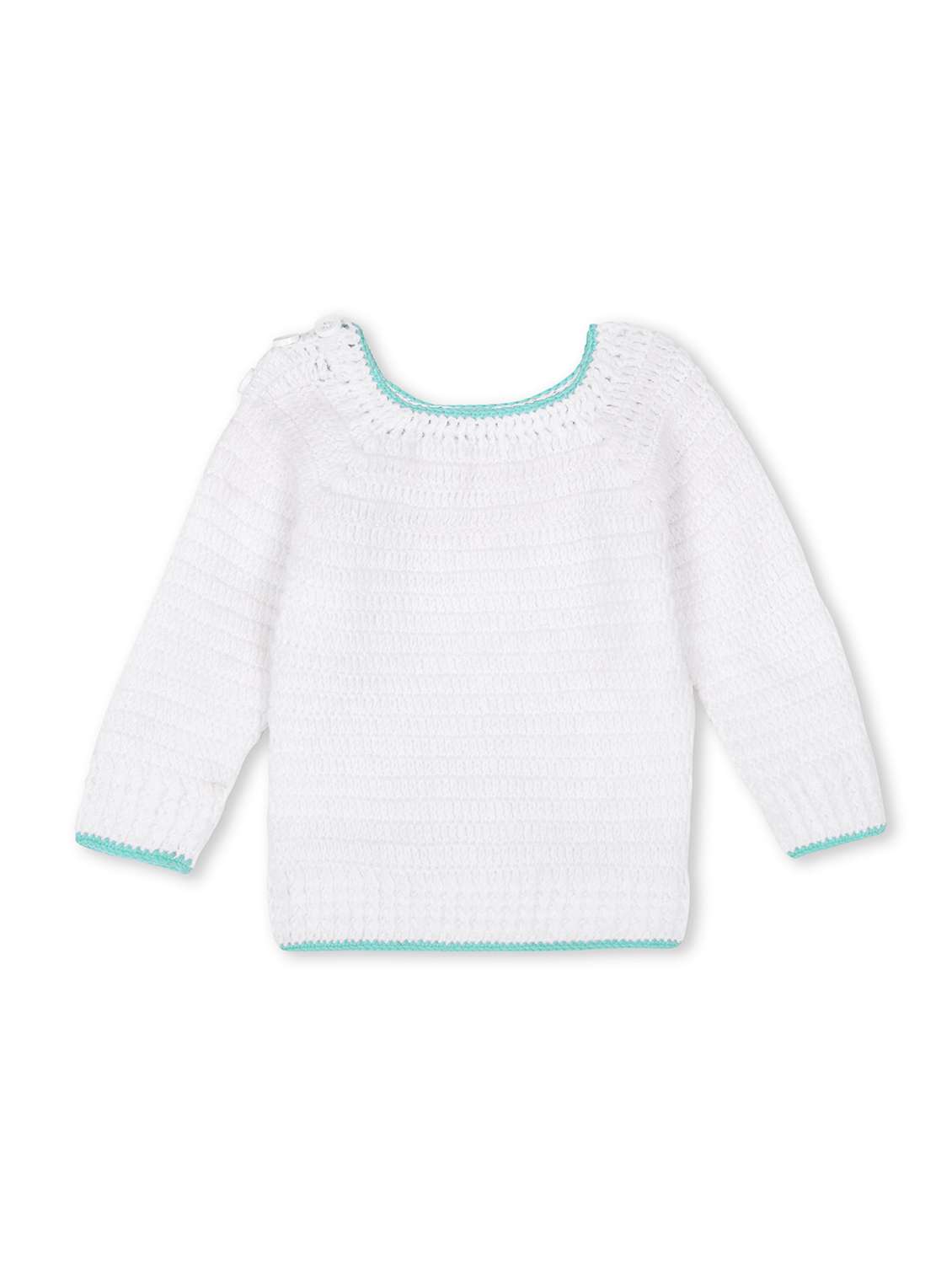 girls self design long sleeve sweater - 21688600 -  Standard Image - 1