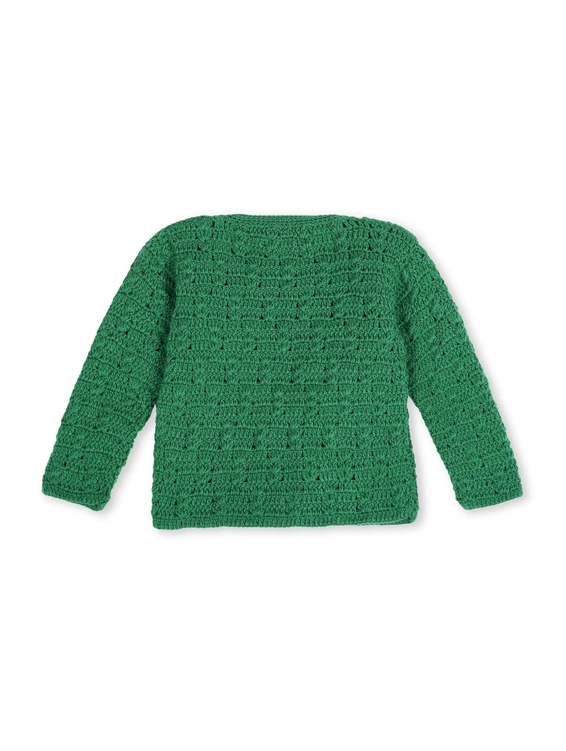 girls self design long sleeve pullover sweater - 21688602 - Standard Image - 1