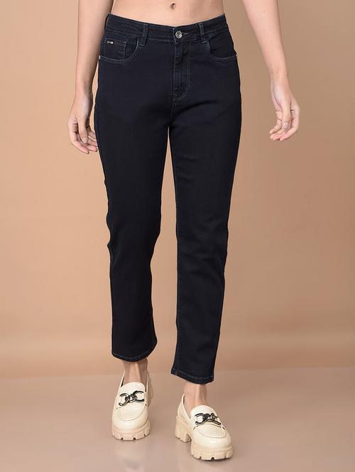 women solid mid rise slim fit jean - 21688687 - Standard Image - 0