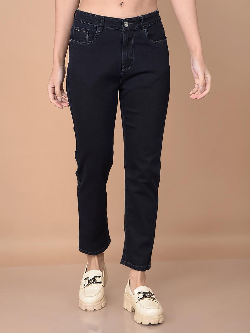women solid mid rise slim fit jean - 21688687 - Zoom Image - 0