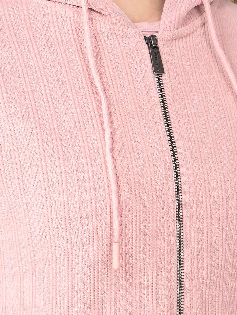 women solid hooded sweatshirt - 21688727 -  Standard Image - 6