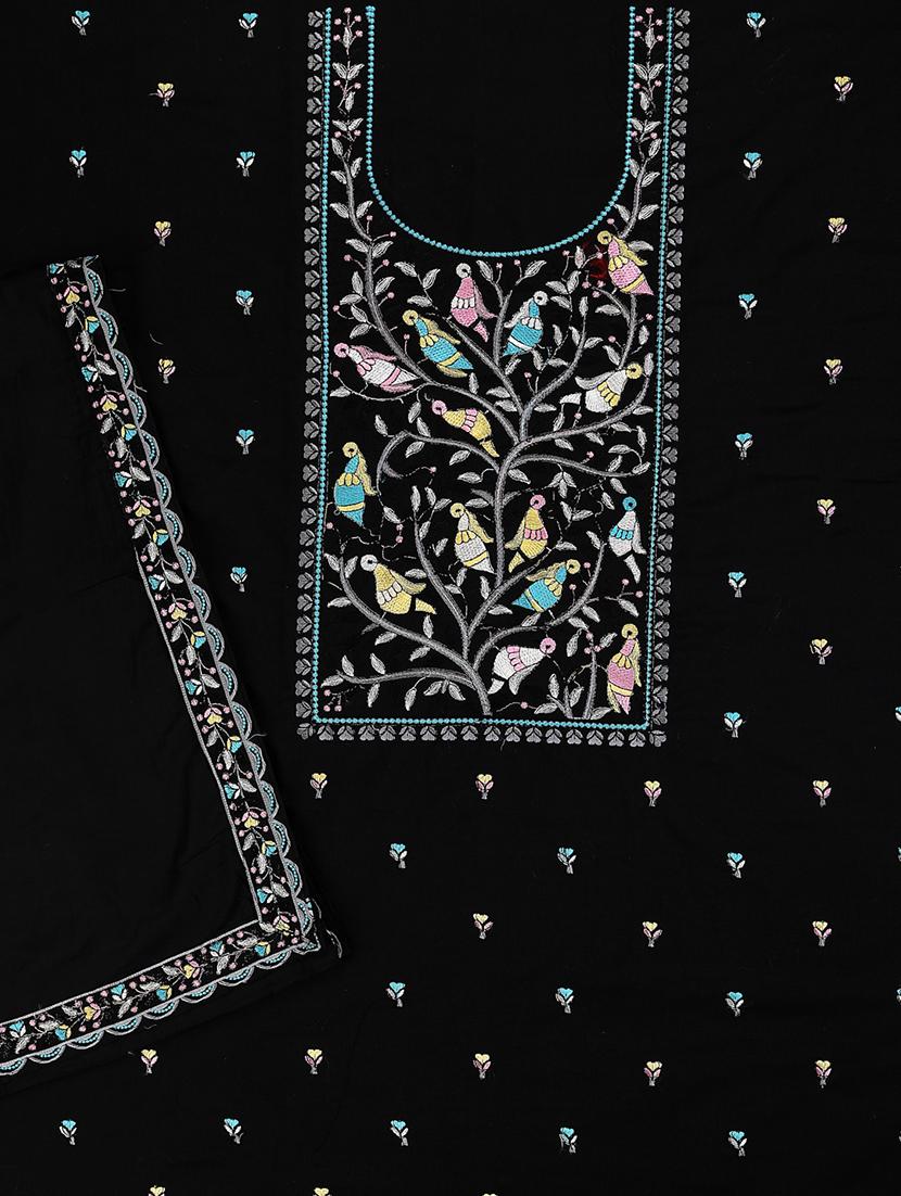 women embroidered unstitched suit set with dupatta - 21688910 - Standard Image - 1