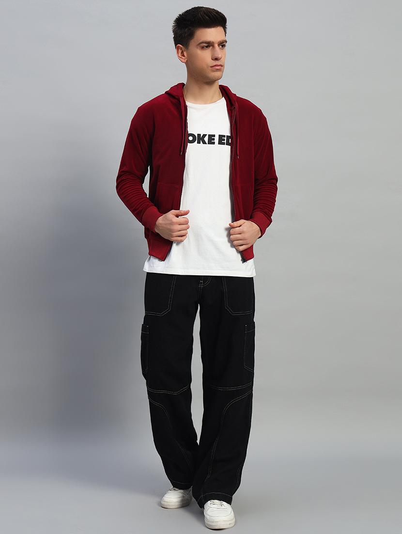 men long sleeves plain sweatshirt - 21688924 - Standard Image - 4