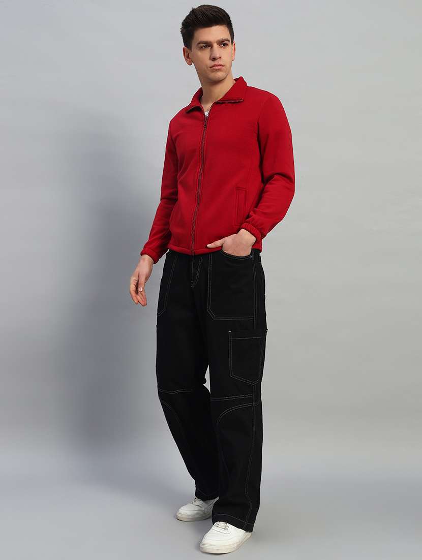 men long sleeves plain sweatshirt - 21688931 -  Standard Image - 4