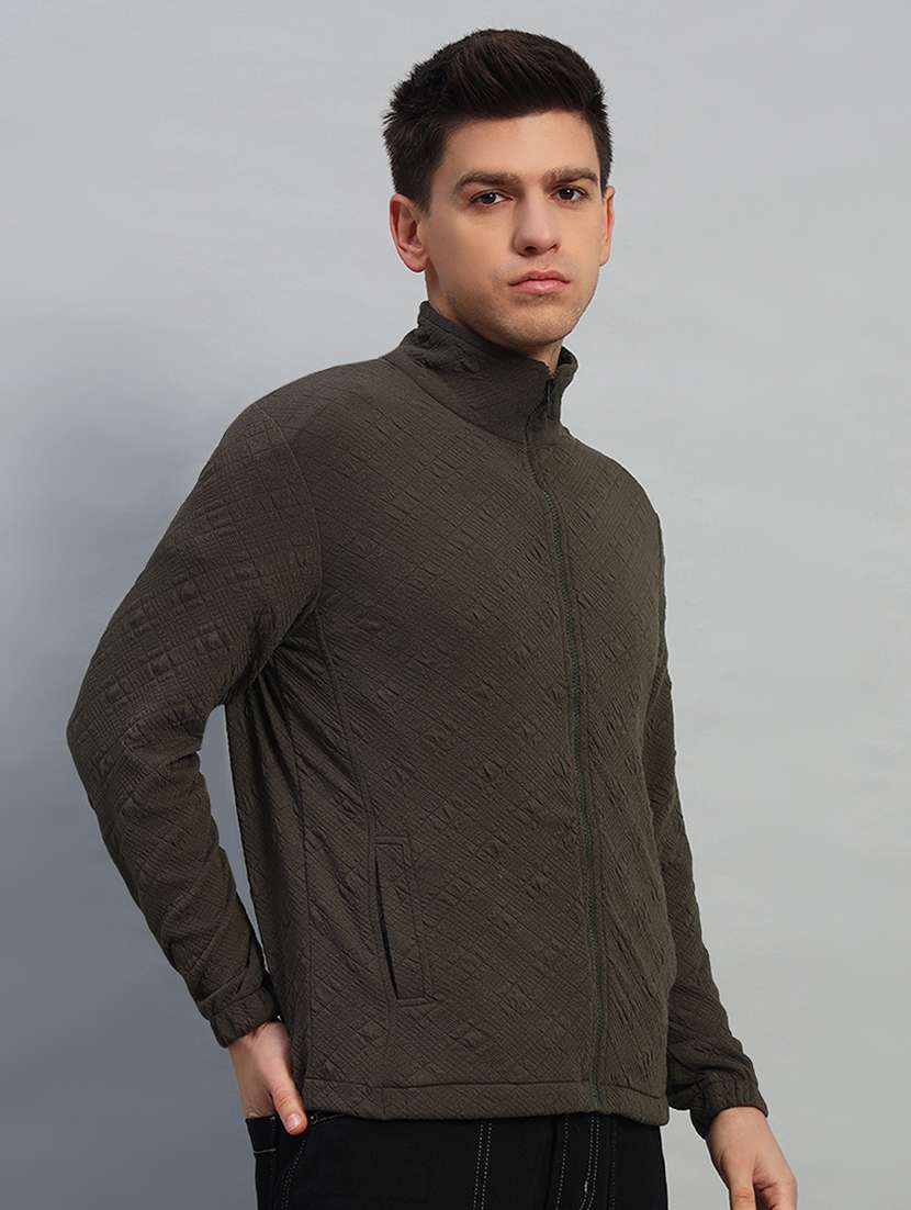 men long sleeves plain sweatshirt - 21688933 - Standard Image - 1